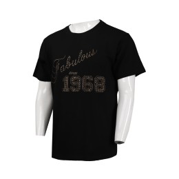 T881 Order black round neck men's T-shirt Macao HK team Hot stone Hot beads Bead design Million line Charity line Sample-made T-shirt T-shirt garment factory T881 Order black round neck men's T-shirt Macao HK team Hot stone Hot beads Bead design Million line Charity line Sample-made T-shirt T-shirt garment factory
